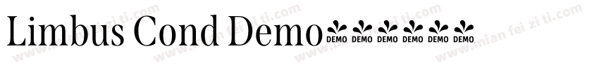 Limbus Cond Demo字体转换